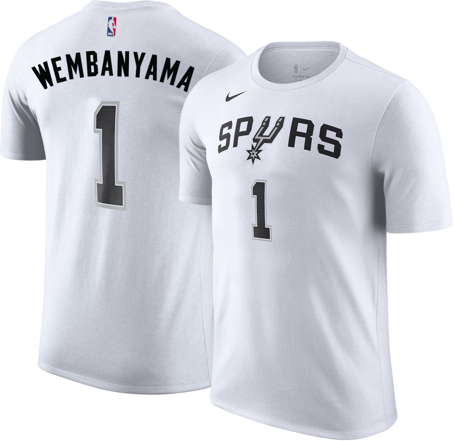 Victor Wembanyama San Antonio Spurs Nike Association T-Shirt (SKU: DR6397-102). MSRP $35.