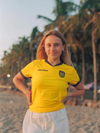Ecuador 2026 Home Jersey. Photo via Marathon Sports.