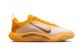 Big Kids' Nike A'One in a "Topaz Gold" color scheme.