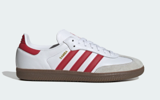 Liverpool FC's Adidas Samba for the 2025/26 English Premier League season.