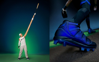 Aaron Judge starring in Jordan Brand's “Greatness is Never Out of Reach” campaign celebrating Space Jam's 30th anniversary; Air Jordan 11 MCS Baseball Cleats inspired by the film.