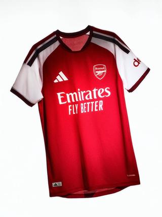 Arsenal 26/27 Home Jersey. Photo via adidas.