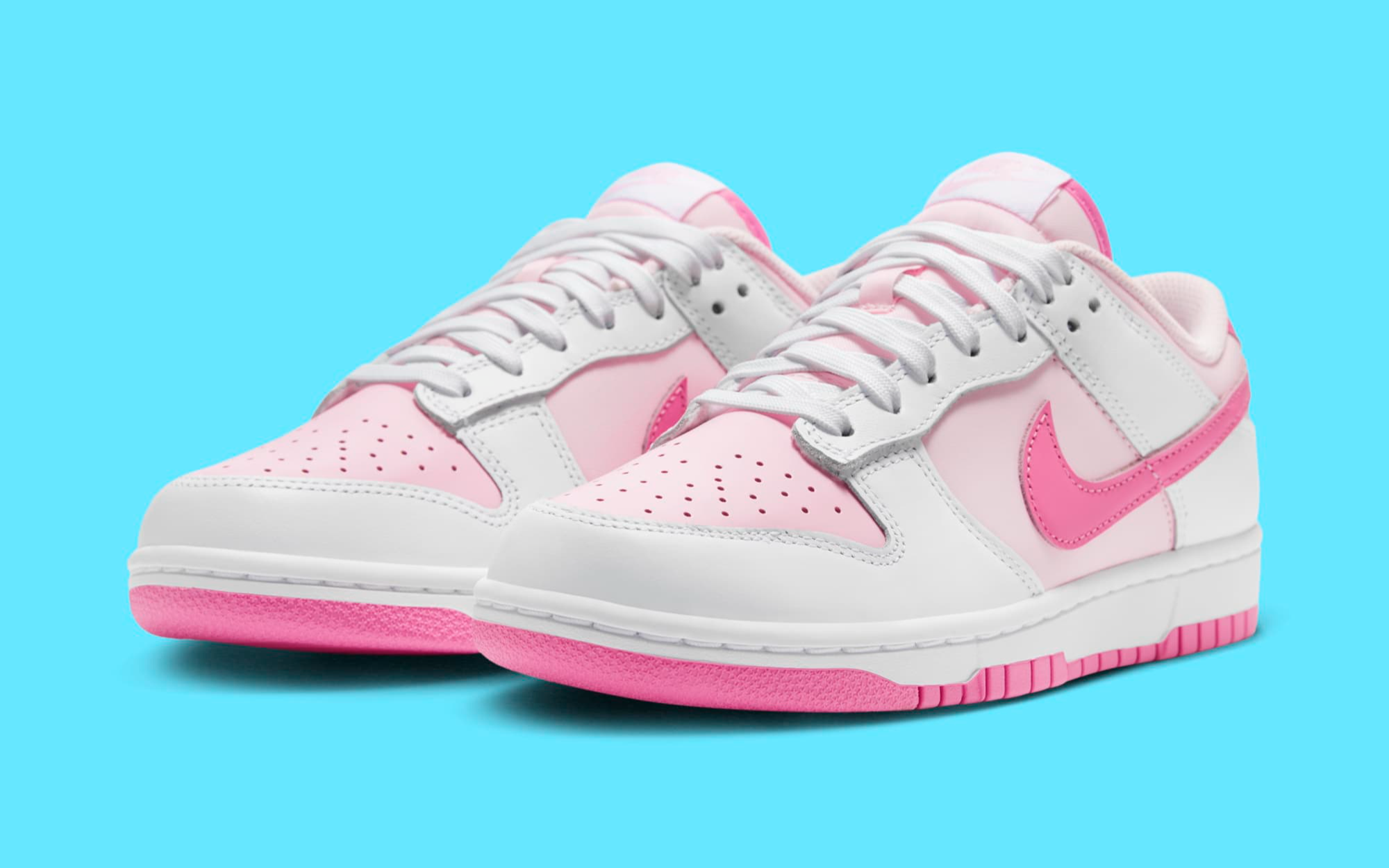 pink fur dunks