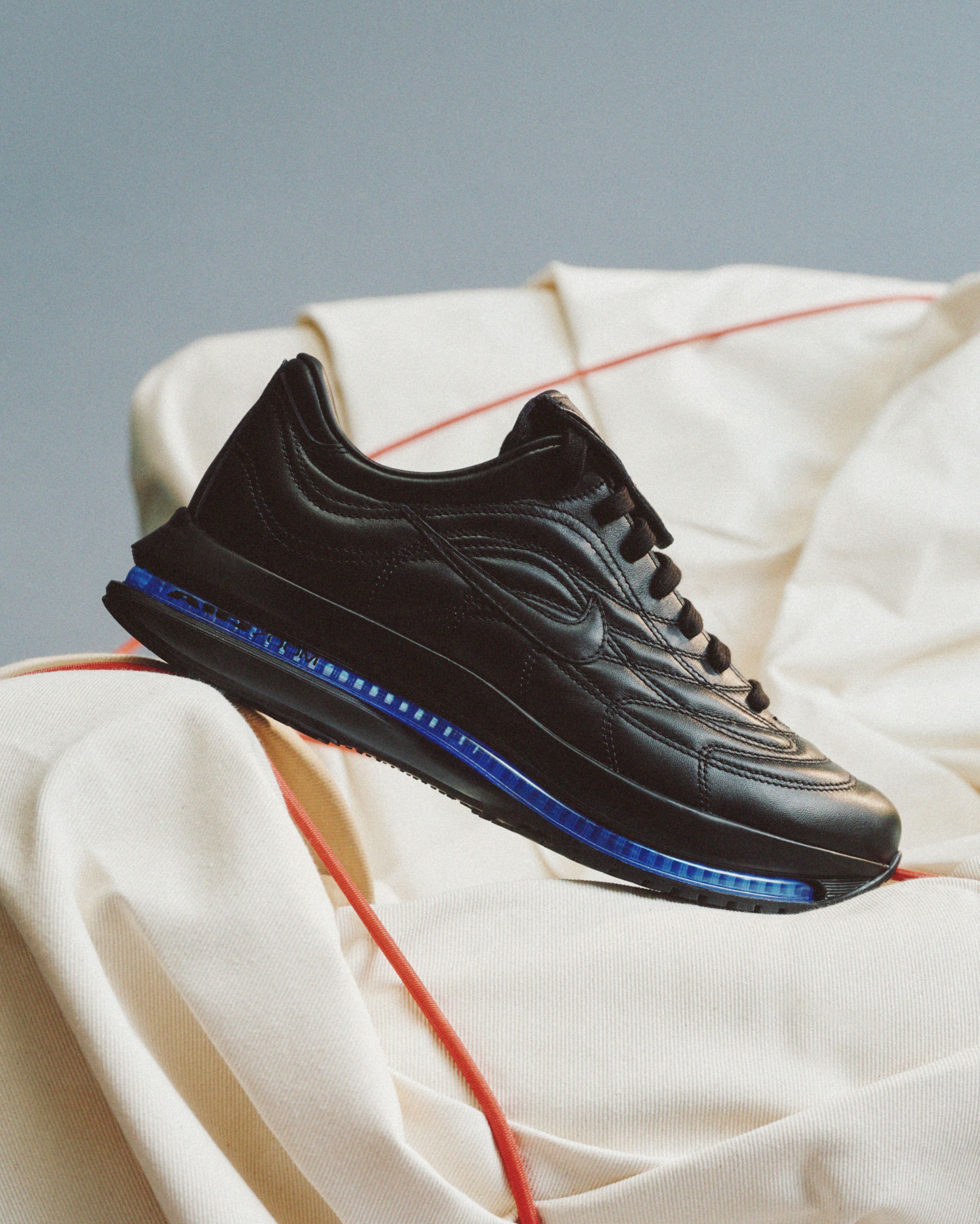 Nike Atelier Merc Premium in a black & blue color scheme. Photo via Nike.