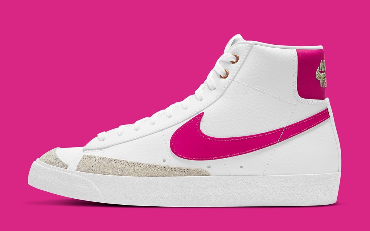 nike blazer high mens pink