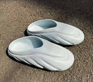 adidas Anthony Edwards Mule "Bliss Blue" (SKU: KZ9165). Photo via @snkr_collector123 on Instagram.