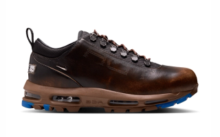 Taller de Rafa x Nike Air Max Goadome Low collaboration in a "Mosswood Brown/Phantom/Metallic Silver" color scheme.