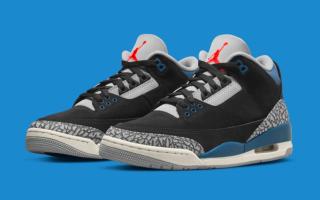 Air Jordan 3 "Black/Military Blue" Releasing Summer 2025