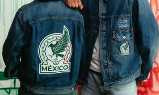 Campaign image for the Levi's® x Mexico National Football Team Denim Collection ahead of the 2026 World Cup™.