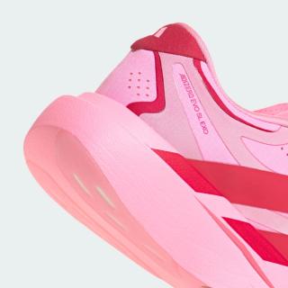 Women's adidas Adizero Evo SL EXO "Hearts" (Pink Glow; SKU: LC1933). Photo via adidas.
