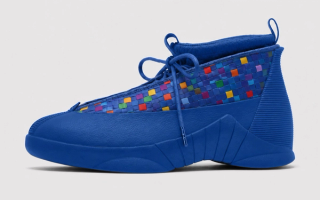Speculative mockup-up: Air Jordan 15 "Hyper Blue" (SKU: IV7643-400). Photo via @zSneakerHeadz on Instagram.