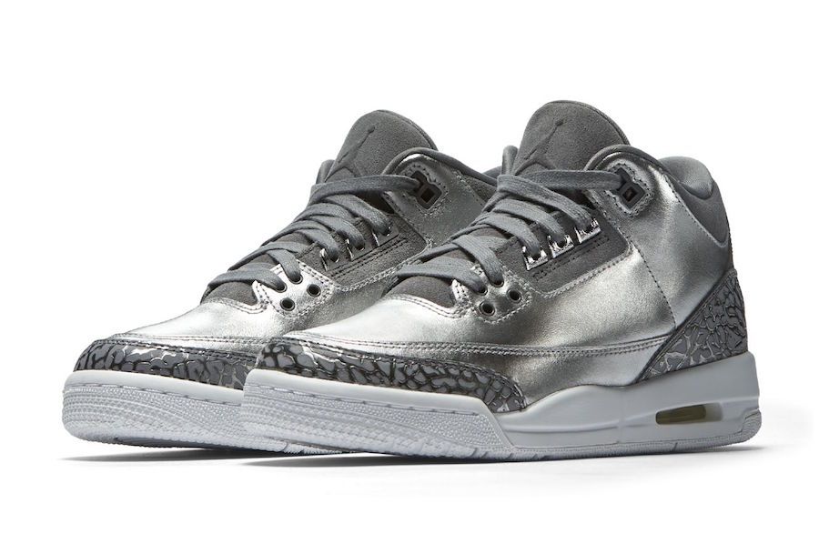 Jordan 3 outlet silver