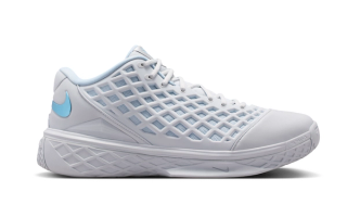 Nike Kobe 3 "Armory Blue" Protro in a white & blue color scheme, part of the "Droppin' Gems" Collection.