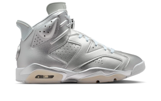 PSG x Air Jordan 6 "Metallic Silver"