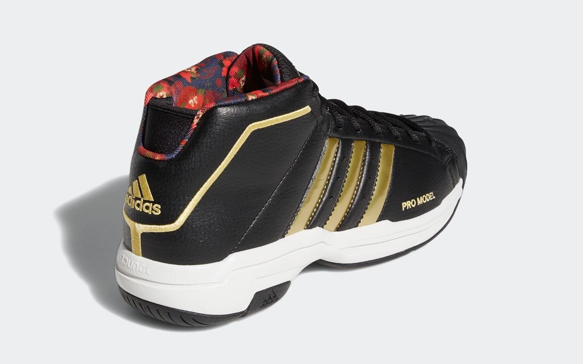 Adidas Pro Model 2G-Forbidden City Black Gold Red Men's Basketball FW3138 store Sz 8.5