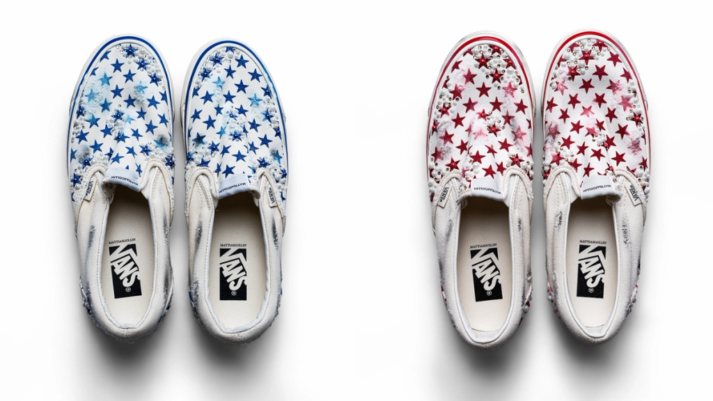 Vans Slip-On in collaboration with Mattias Gollin from the Stella Rossa pack