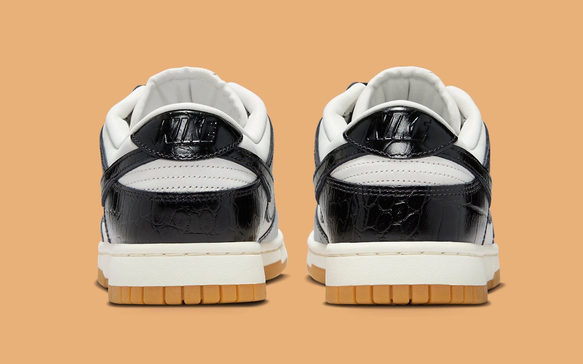 First Looks // Nike Dunk Low Patent Croc Panda