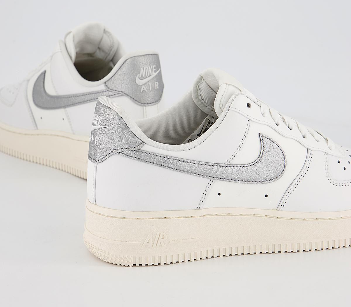 Af1 clearance silver swoosh