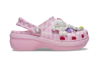 Hello Kitty® and Friends x Crocs Classic Platform Clog "Pastel" collaboration.