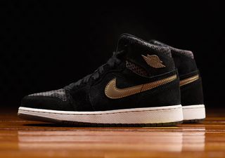 Кросівки nike air jordan 1 black gray