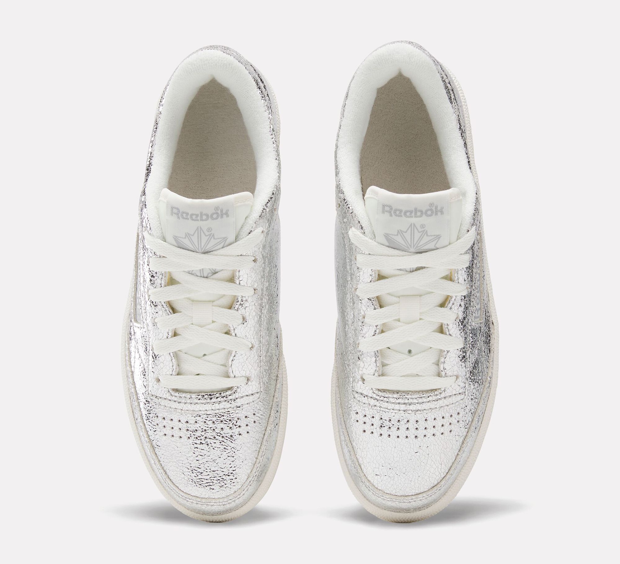 Women's Reebok Club C 85 "Silver Metallic" (SKU: 100271719). Photo via Reebok.
