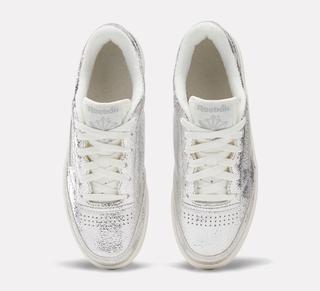 Women's Reebok Club C 85 "Silver Metallic" (SKU: 100271719). Photo via Reebok.