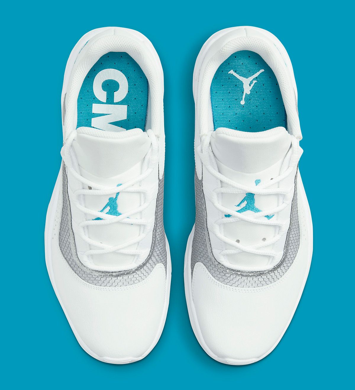 Teal jordan best sale 11 low