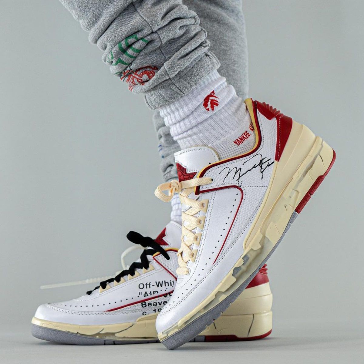 Where to Buy the OFF-WHITE x Air Jordan 2 Low “White/Varsity Red