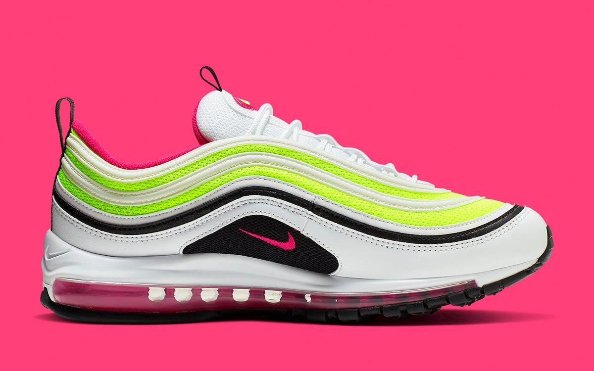 pink black and blue air max 97