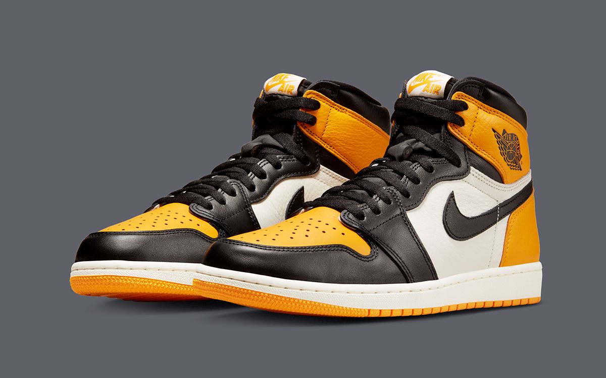 Jordan 1 best sale high yellow toe