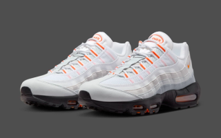 Official Images // Nike Air Max 95 "Wolf Grey/Safety Orange"
