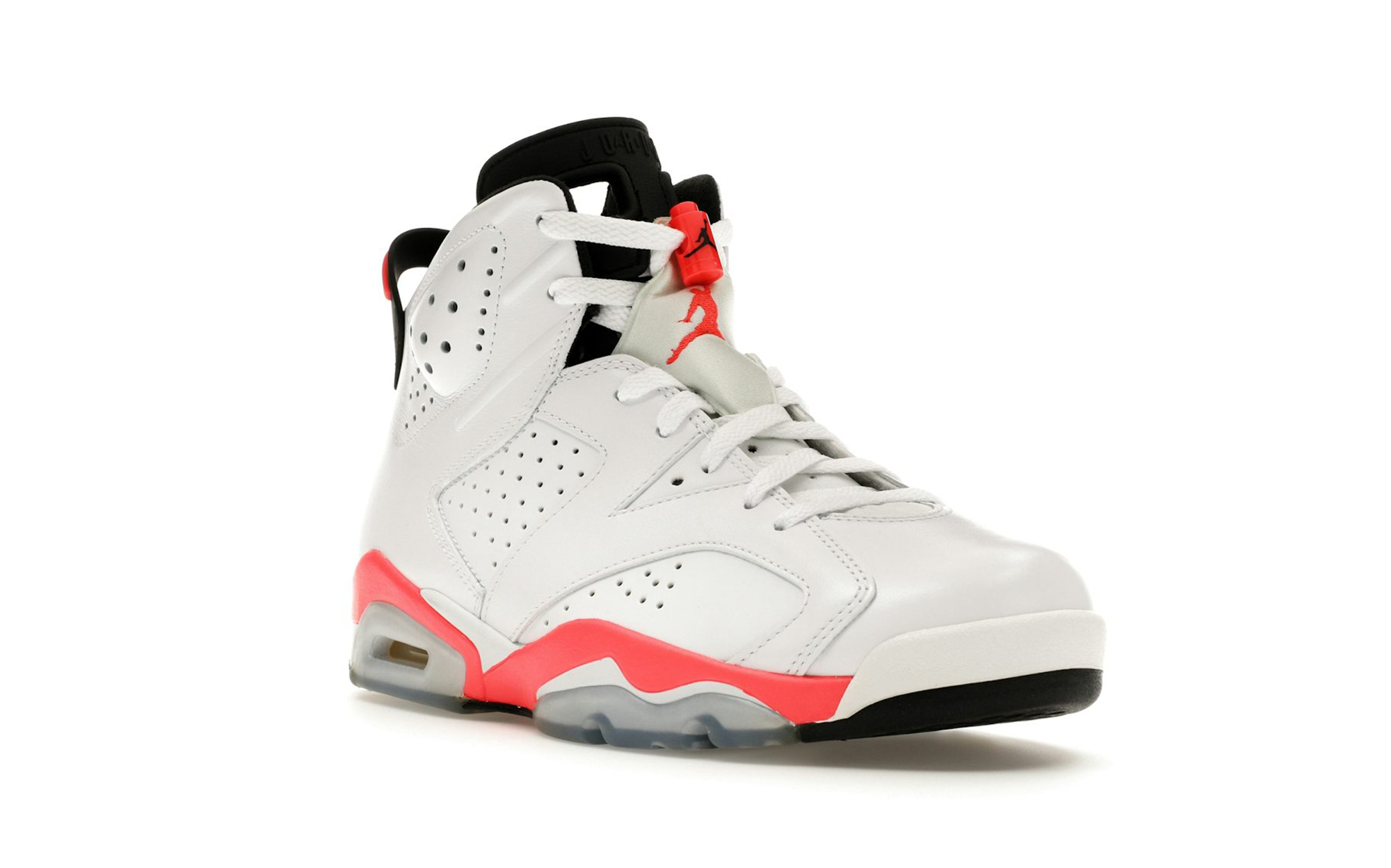 Air Jordan 6 “White Infrared” with Nike Air Branding