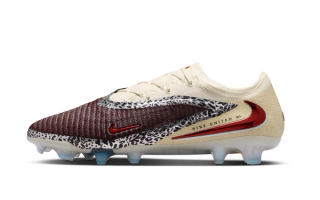 Nike United Phantom 6 Low Elite FG "Fossil/Burgundy Crush" (SKU: IO8444-661).