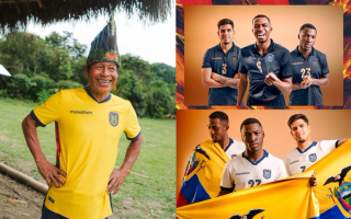 Ecuador's 2026 World Cup™ Home, Away & Third Jerseys, produced by Marathon Sports.