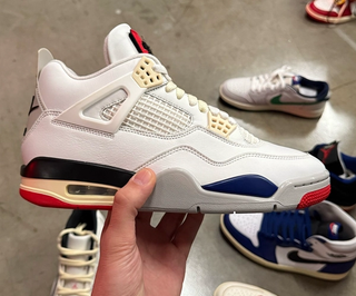 A 'White' "Rare Air" Air jordan 4 Sample Has Surfaced