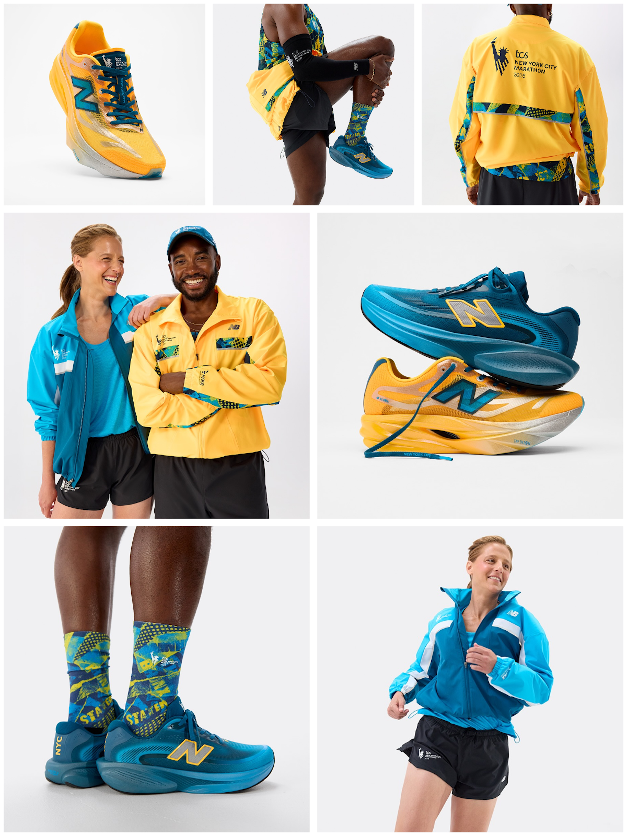 Six+ New Balance items designed for the TCS NYC Marathon 2026—including special-editions of the Ellipse, SuperComp Elite v6 & more.