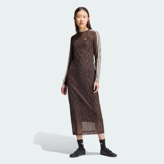 Women's adidas Maxi Dress "Snakeskin" (SKU: KX1892).