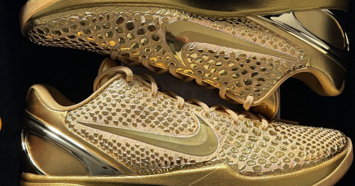 Jalen Brunson Gets a Gold Nike Kobe 6 PE for Knicks Ring Ceremony ...
