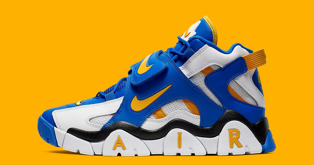 Available Now // Warriors Colors Wrap 1995’s Nike Air Barrage | House ...