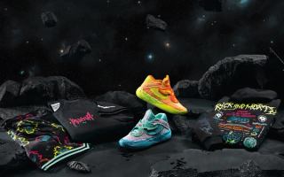 LaMelo Ball's PUMA MB.05 Collection with Cartoon Network's Rick & Morty show.