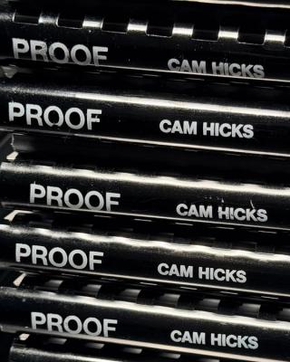 Scans from "PROOF" by Cam Hicks. Photo via Cam Hicks.