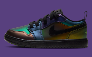 Little Kids' Space Jam x Air Jordan 1 Low "Air Bugs" (SKU: JA5474-001). Photo via Nike.