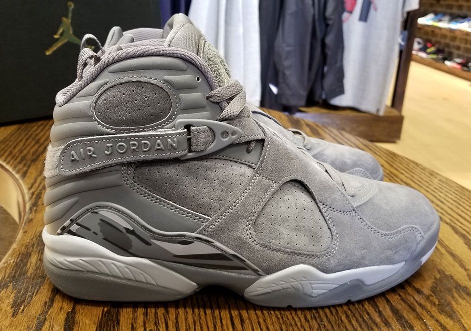 Jordan 8 2025 grey suede