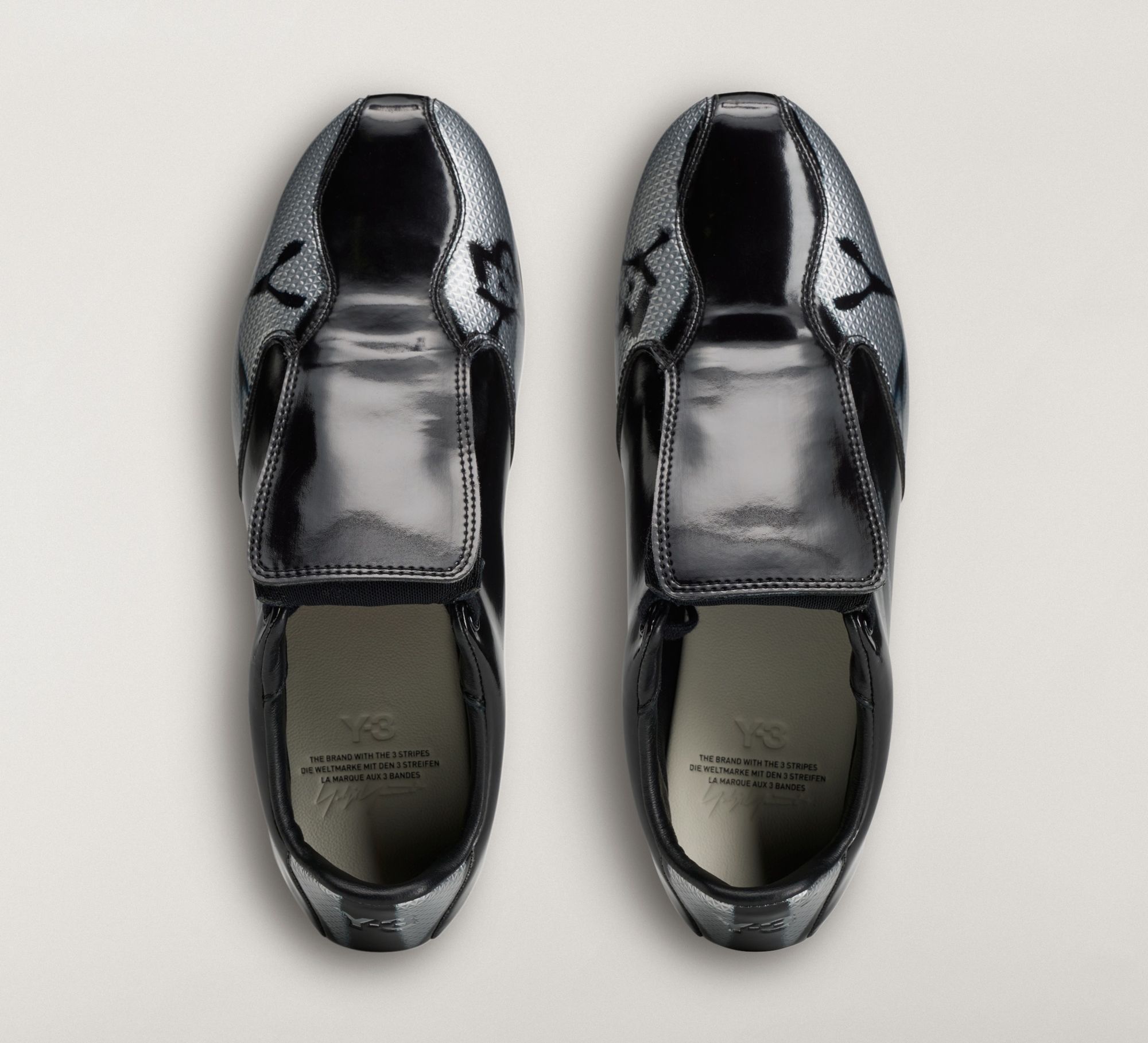 CHITO x adidas Y-3 F50 TUNIT AOP "Black/Silver" (SKU: KH6855). Photo via adidas.