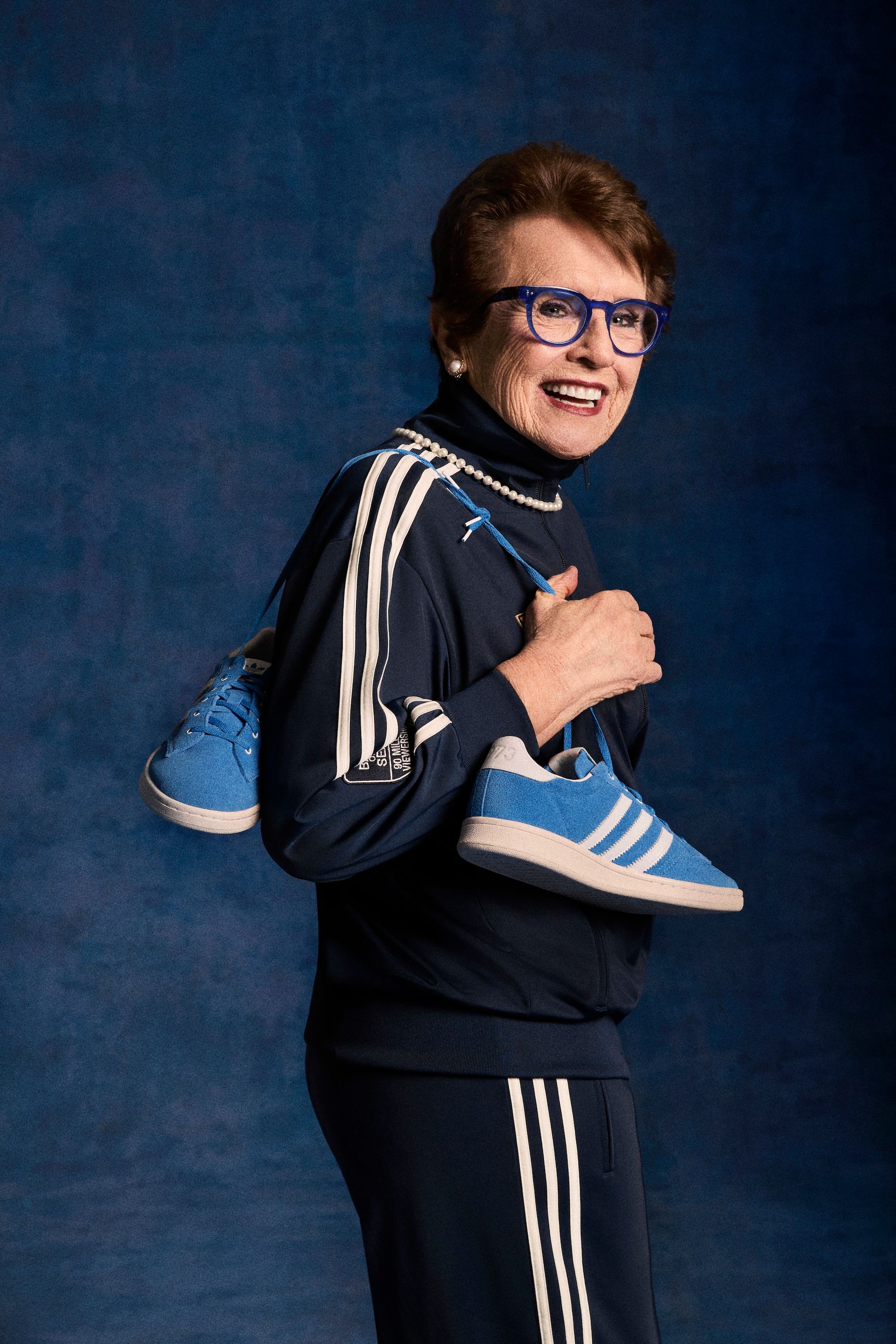 Billie Jean King for adidas Tennis. Photo via adidas.