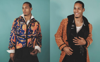 Virgil van Dijk for Fantastic Man, Edition 42. The Dutch footballer is wearing unreleased Patta x Nike apparel for the Netherlands.