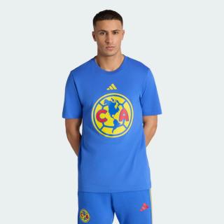 Club América x adidas DNA Graphic T-Shirt "Blue/Yellow" (SKU: KC4423). Photo via adidas.