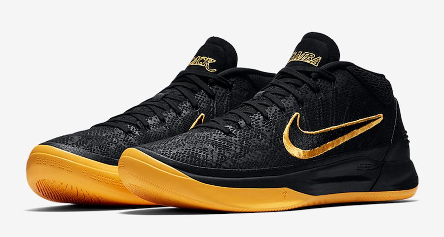 Kobe ad black deals metallic gold