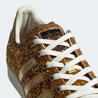 This Glittery Gold adidas Superstar Celebrates the Glitz and Glamour of ...
