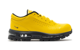 Men's Nike Air Max Goadome Low "Yellow Crocodile" sneaker-boot release.